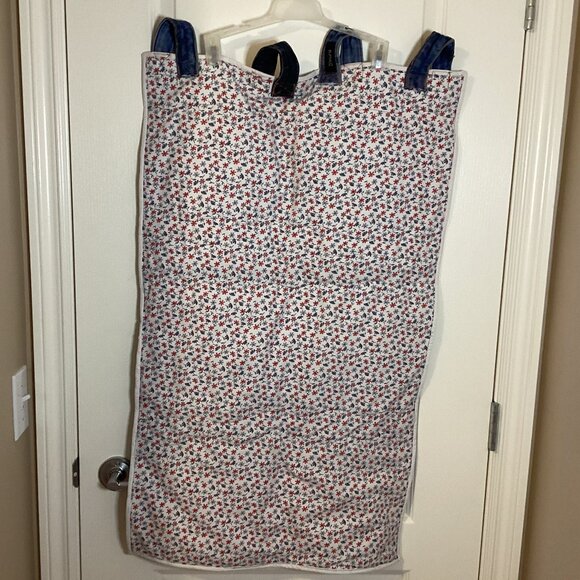 Denim Hanging Wall Organizer With Pockets Makeup Tools Bathroom Kitchen Storage - Picture 7 of 9